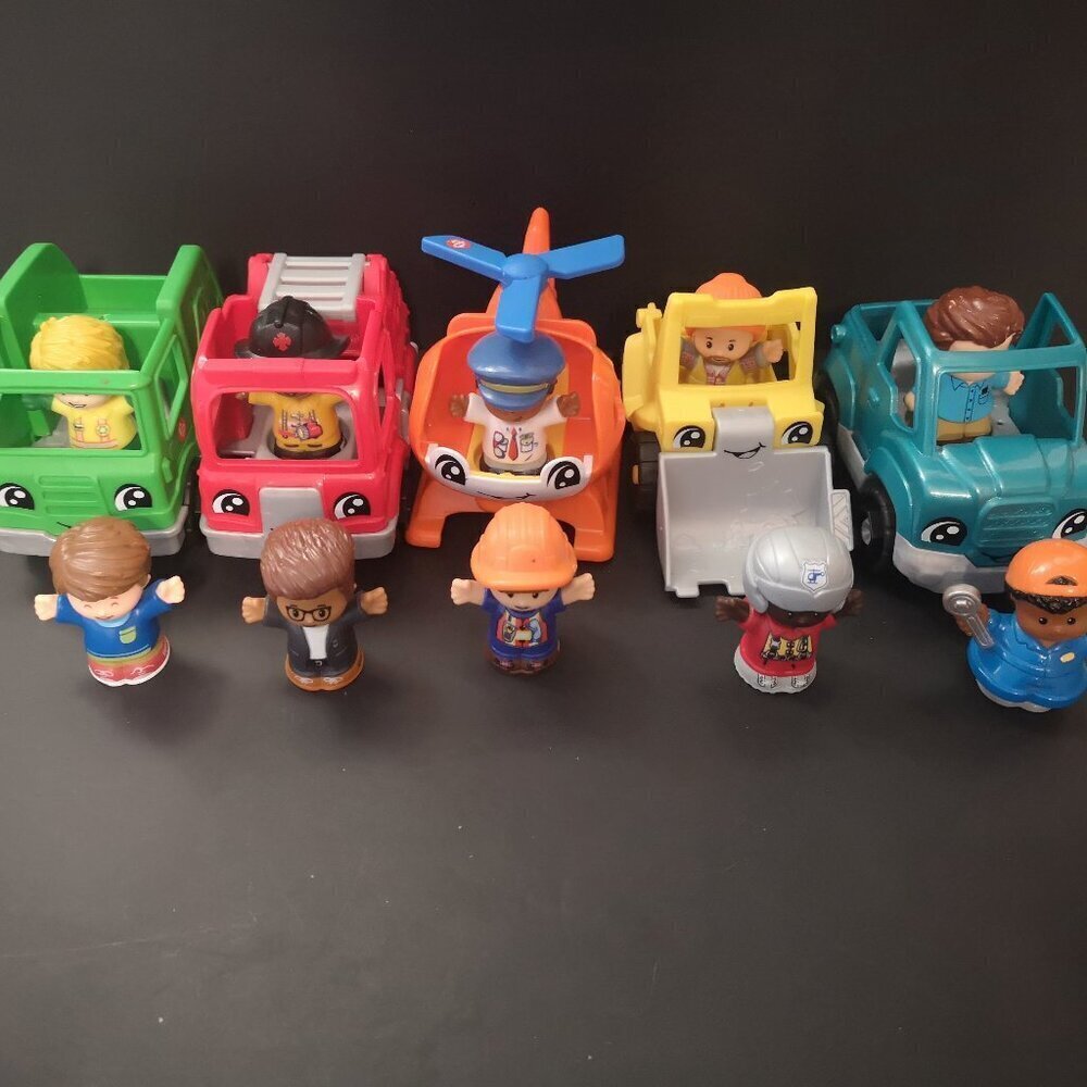 Fisher Price Collection of Little People Small Vehicles & Figures